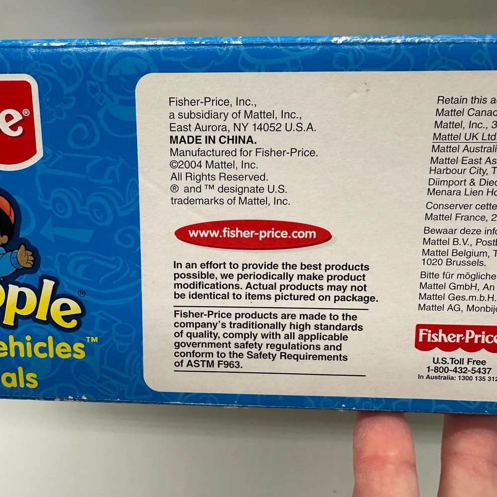 Little People 2004 Super Set Neighborhood Vehicles & Playtime Pals Open Box READ